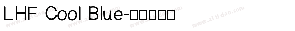 LHF Cool Blue字体转换